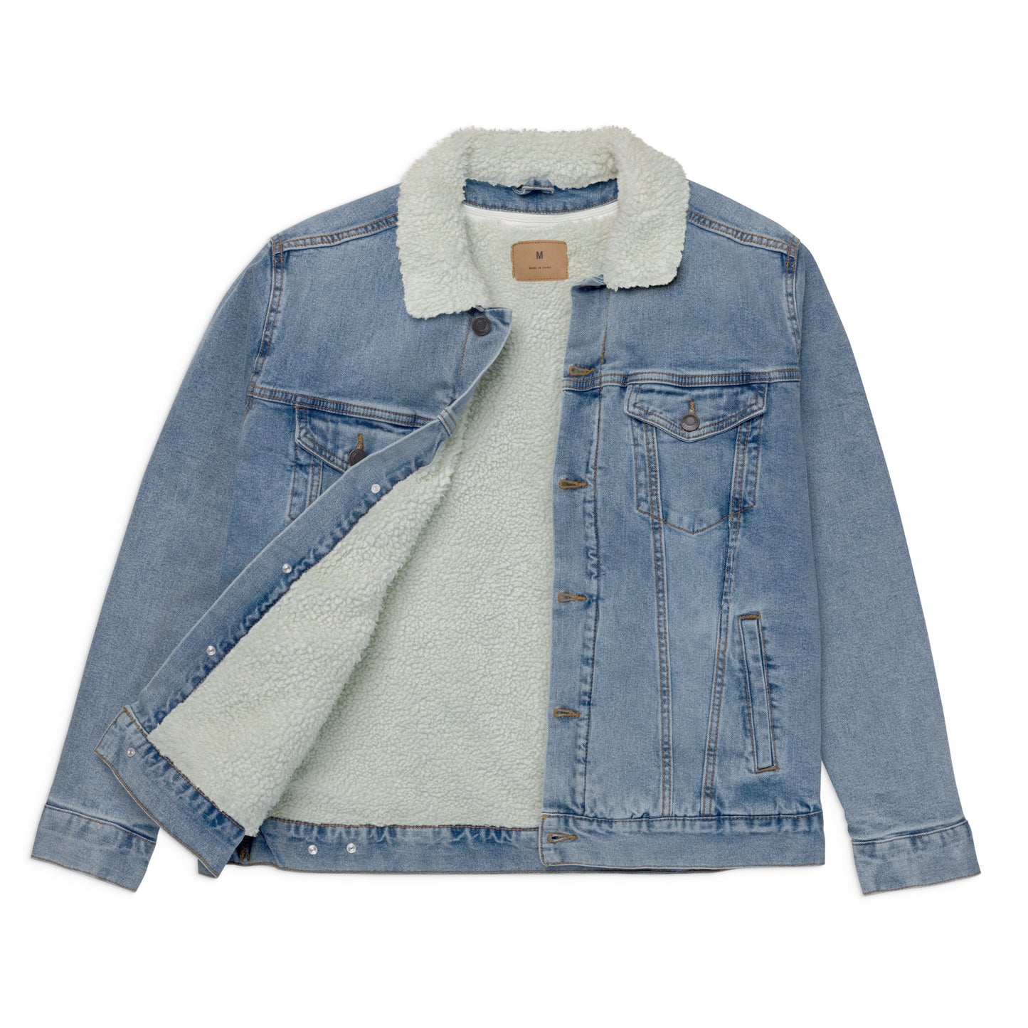 All Goody Unisex Denim Sherpa Jacket