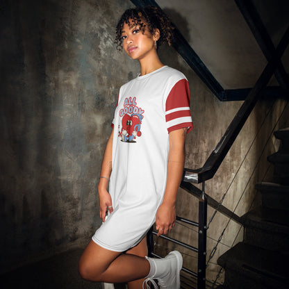 All Goody Whistling Heart T-shirt dress