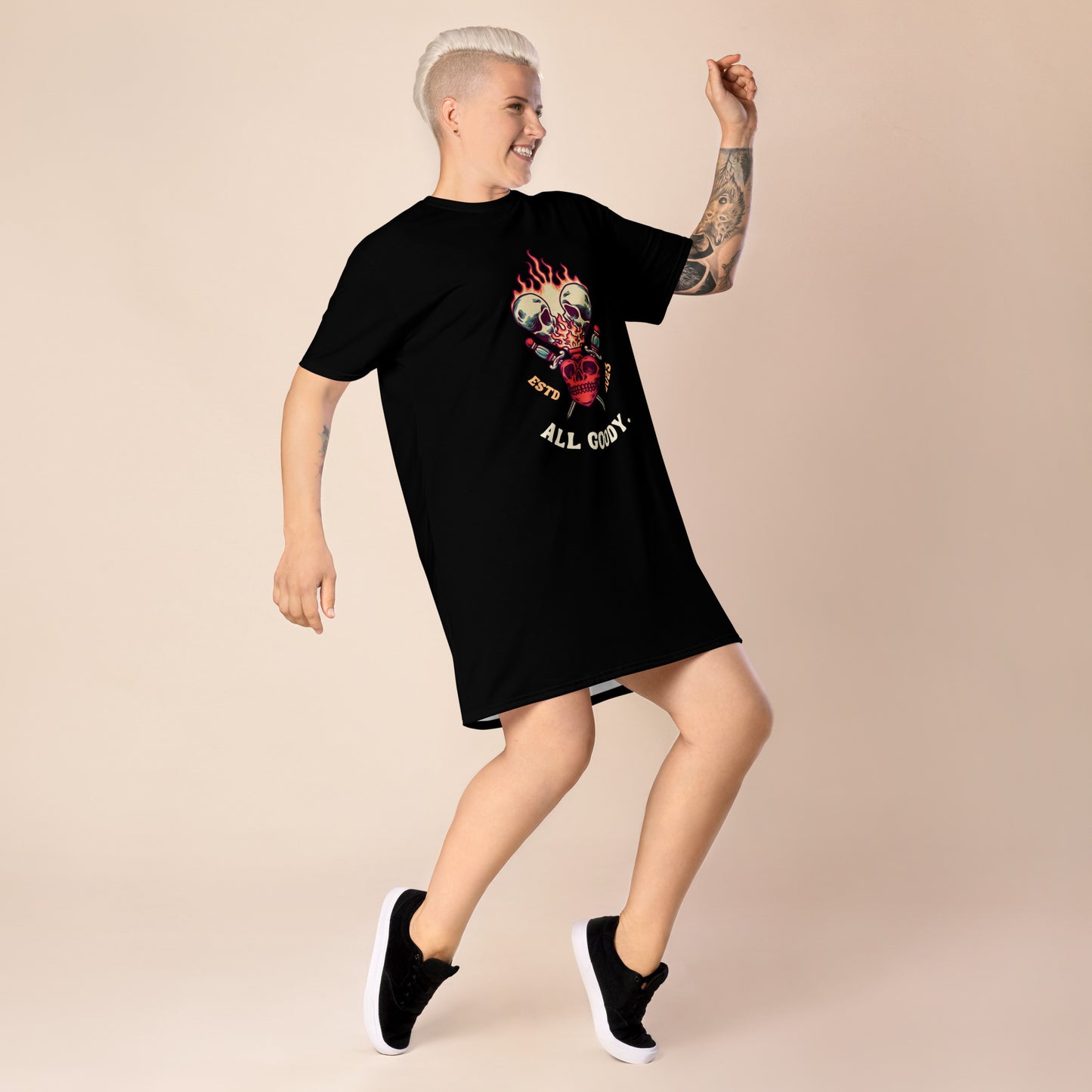 All Goody Daggers T-shirt dress