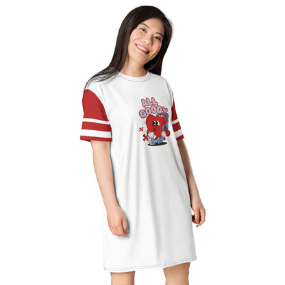 All Goody Whistling Heart T-shirt dress