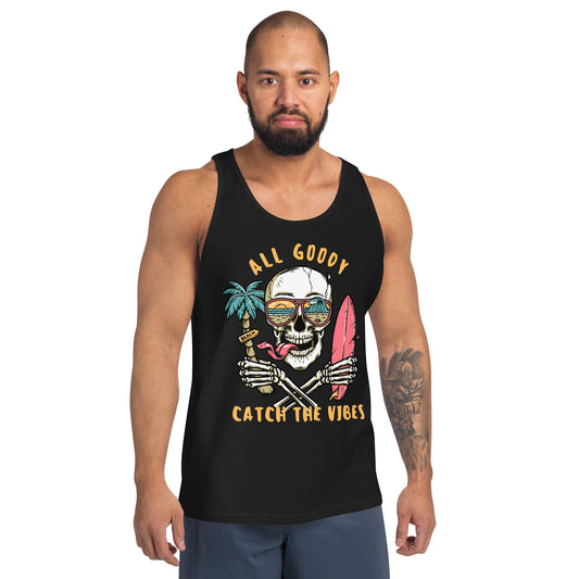 All Goody Catch Vibe's Men's Tank Top